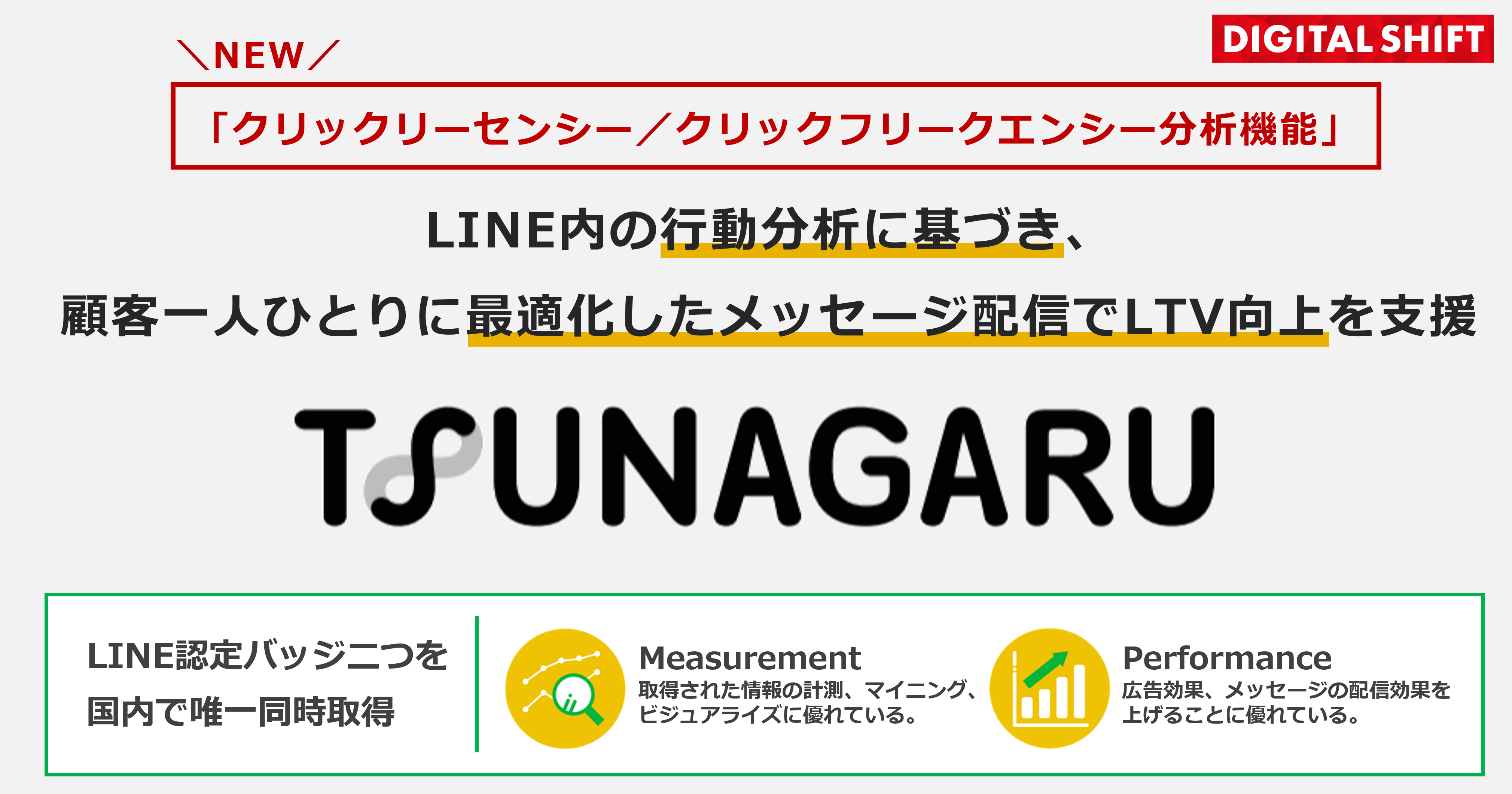 LINE認定バッジ二つを国内で唯一同時取得するデジタルシフト社